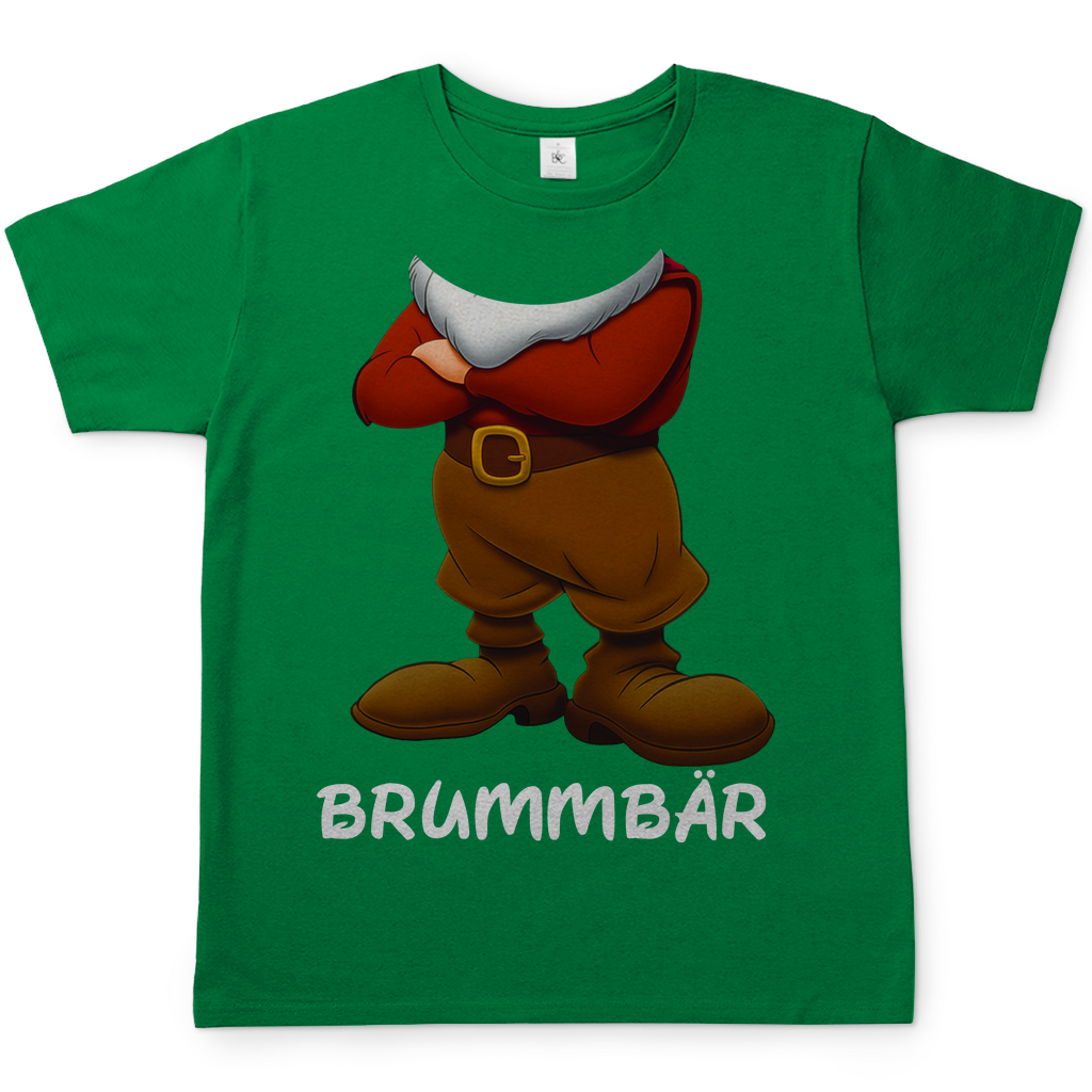 Schneewittchen und die 7 Zwerge - Brummbär - Herren Shirt Kelly Green