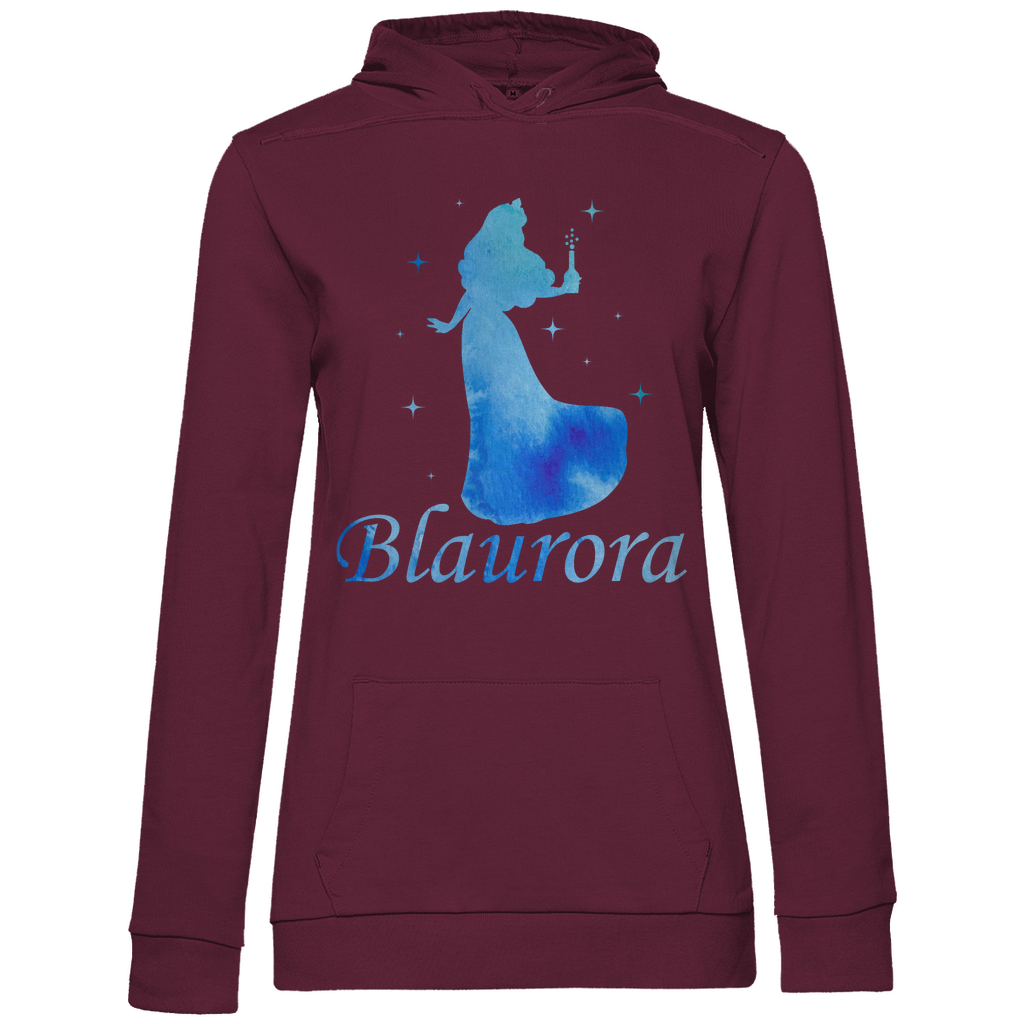 Blaurora - Prinzessin Aquarell - Damen Hoodie Wine