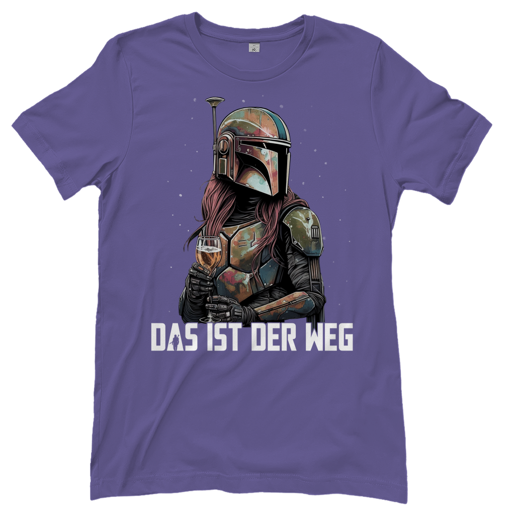 Das ist der Weg - Mandalorianerin Wein - Damenshirt Millennial Lilac