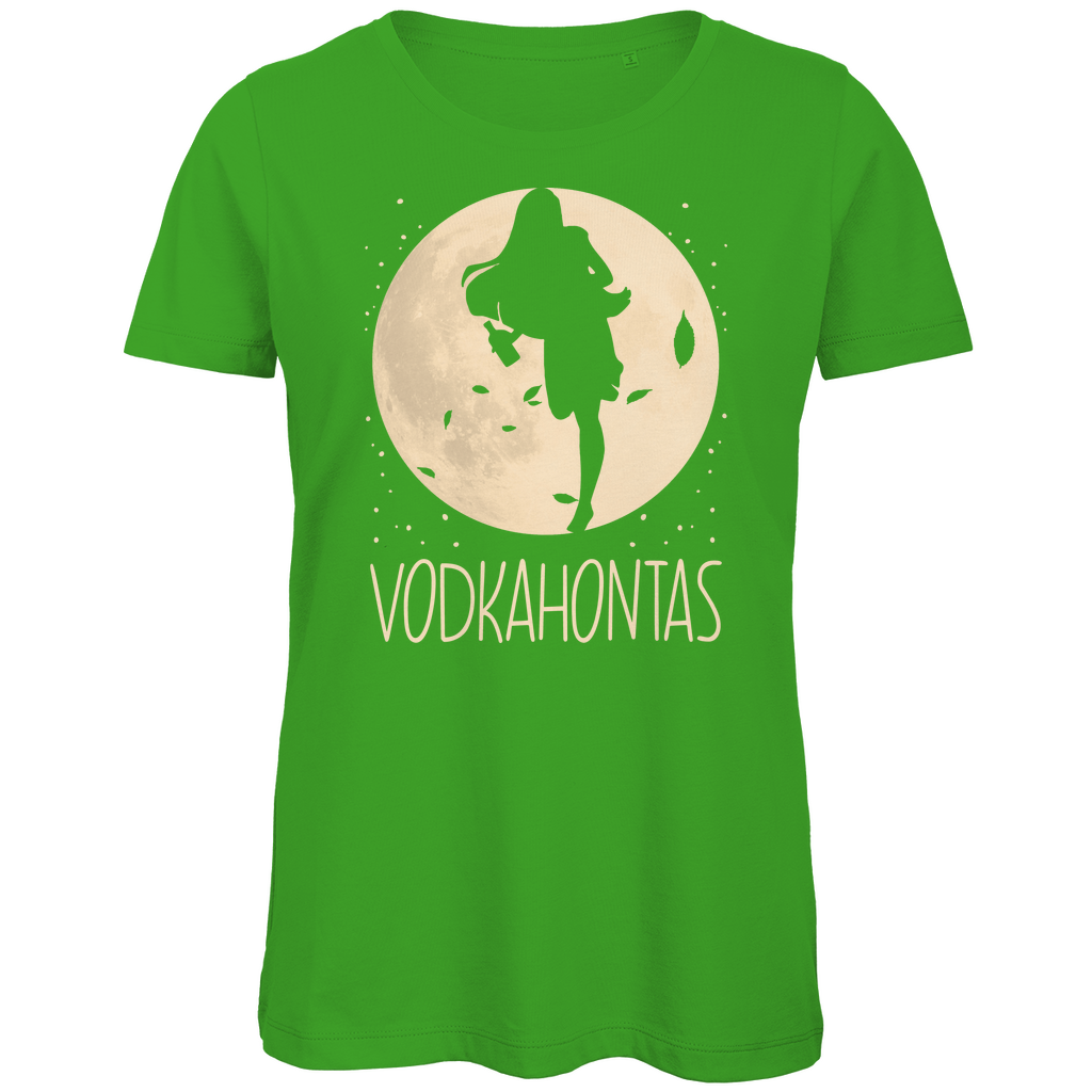 Mond Prinzessin - Vodkahontas - Damen Premium Bio T-Shirt Real Green