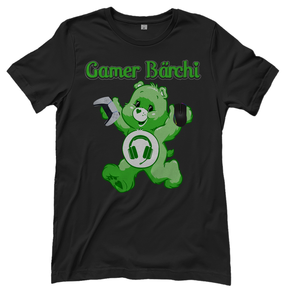 Gamer Bärchi - Glücksbärchi - Damenshirt Black
