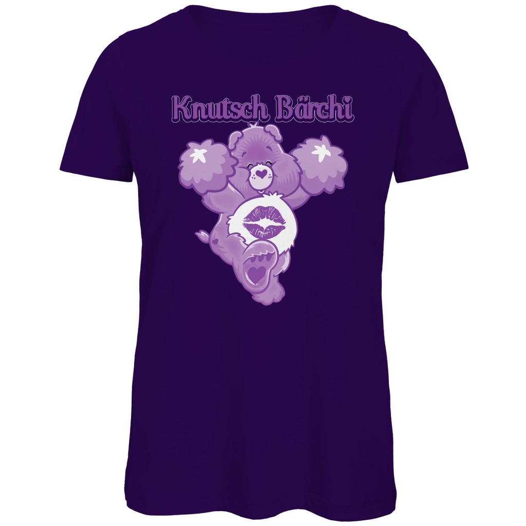 Knutsch Bärchi - Glücksbärchi - Damen Premium Bio T-Shirt Urban Purple