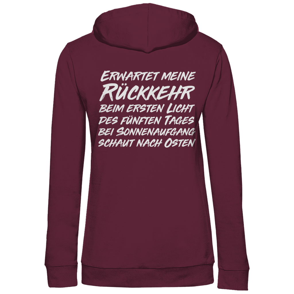 Ich gehe jetzt Lillet trinken - Beidseitiger Druck - Damen Hoodie