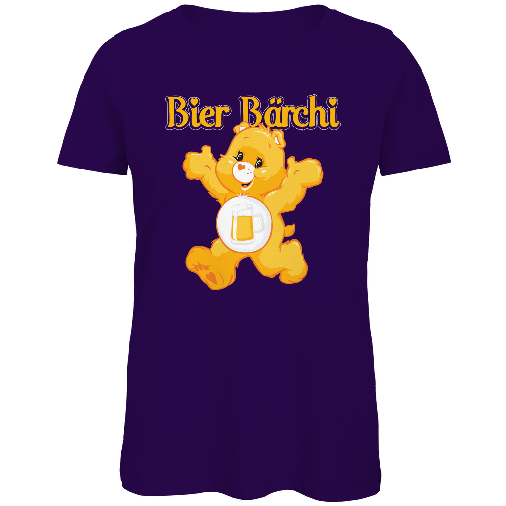Bier Bärchi - Glücksbärchi - Damen Premium Bio T-Shirt Urban Purple