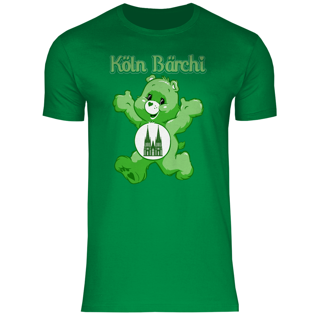 Köln Bärchi - Glücksbärchi - Herren Shirt Kelly Green
