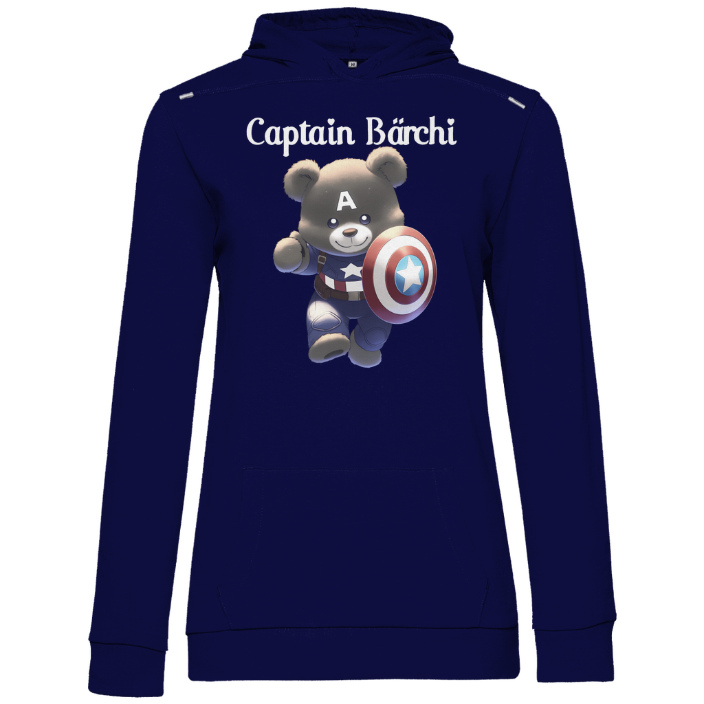 Captain Bärchi - Glücksbärchi - Damen Hoodie Navy Blue