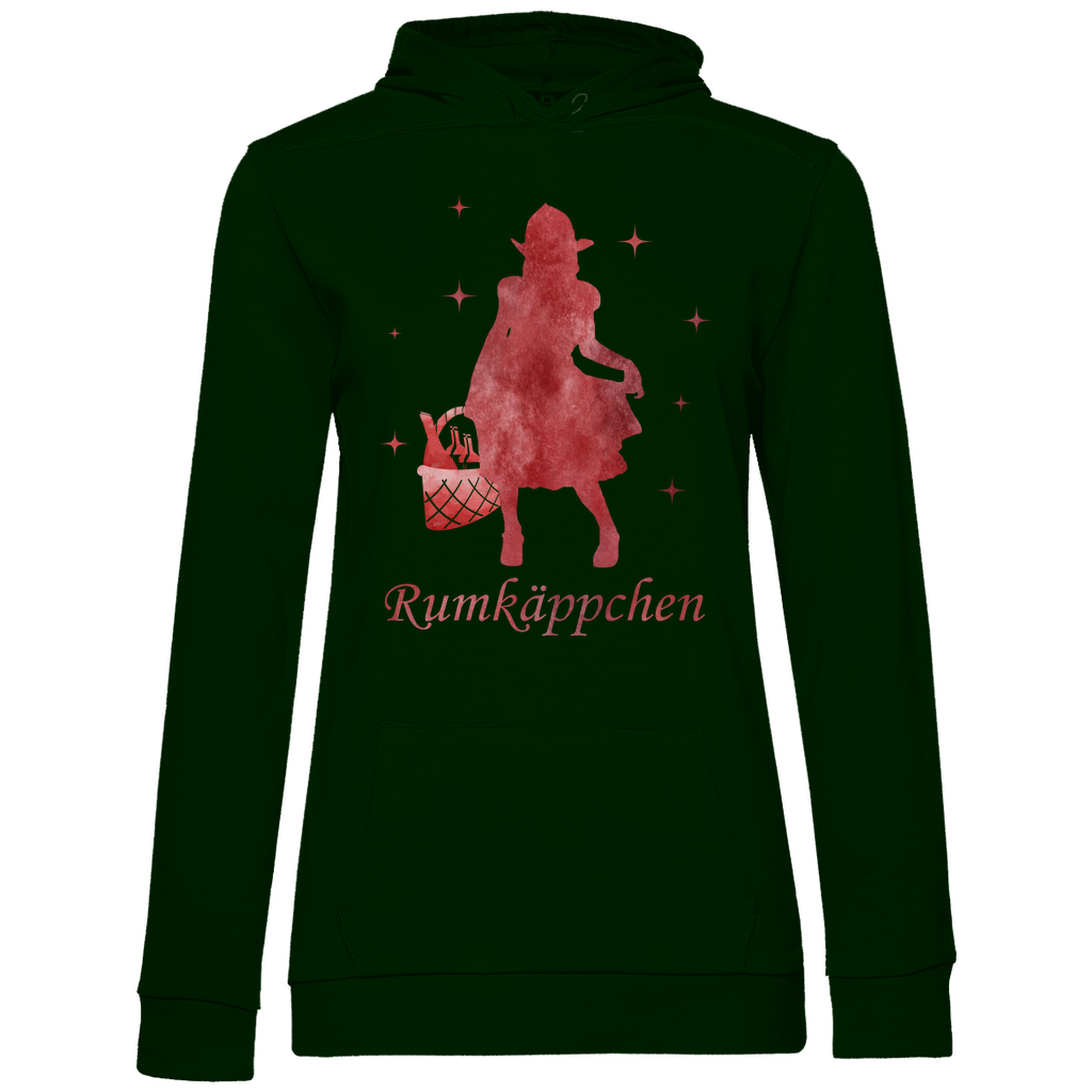 Rumkäppchen - Prinzessin Aquarell - Damen Hoodie Forest Green