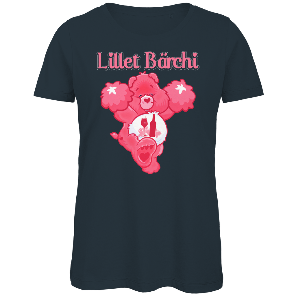 Lillet Bärchi - Glücksbärchi - Damen Premium Bio T-Shirt Dark Grey