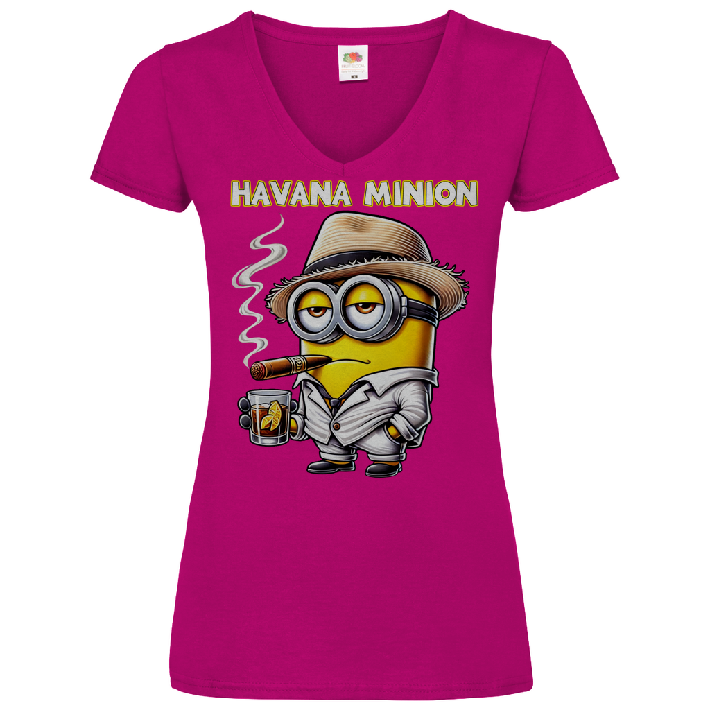 Havana Minion - V-Neck Damenshirt
