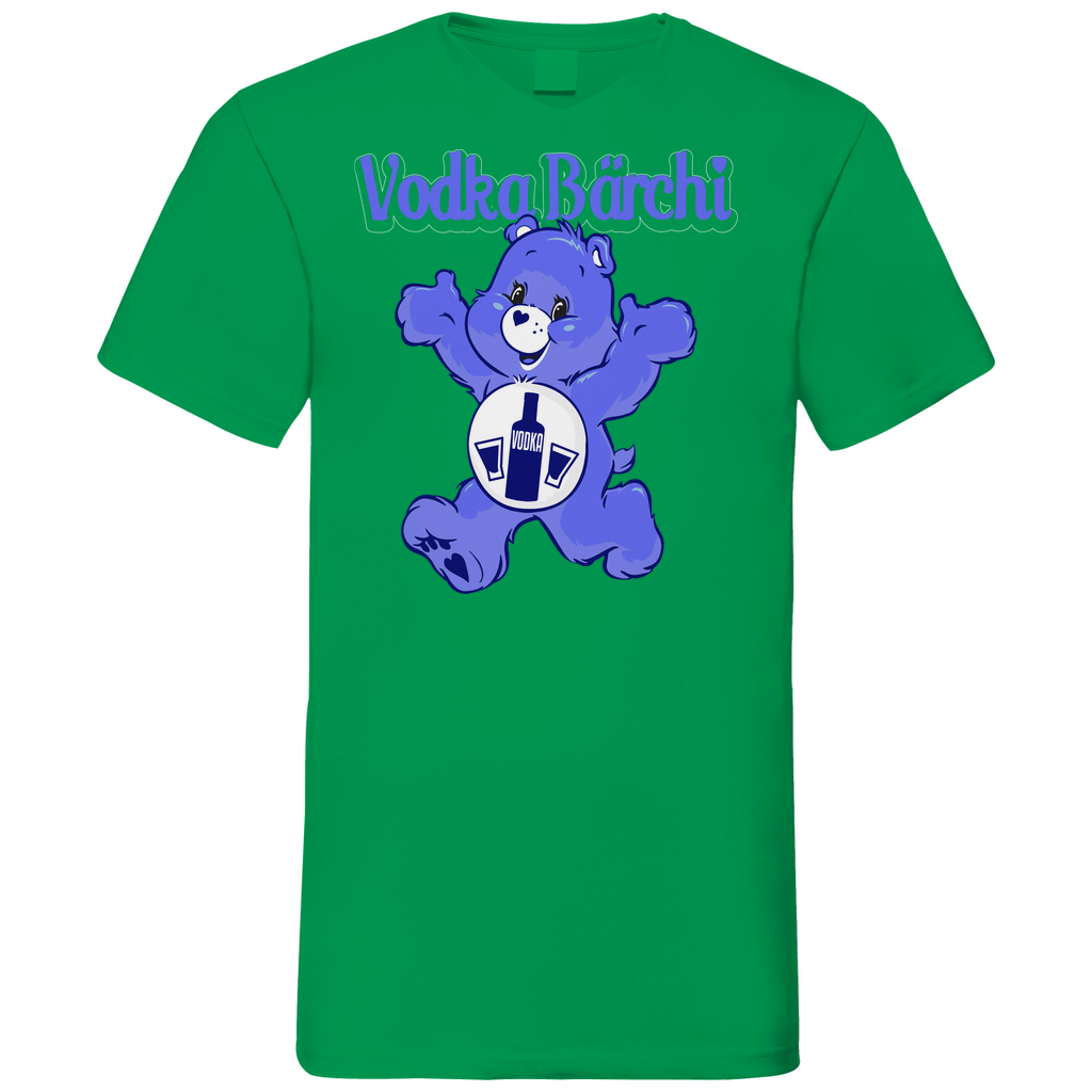 Vodka Bärchi - Glücksbärchi - Herren V-Neck Shirt