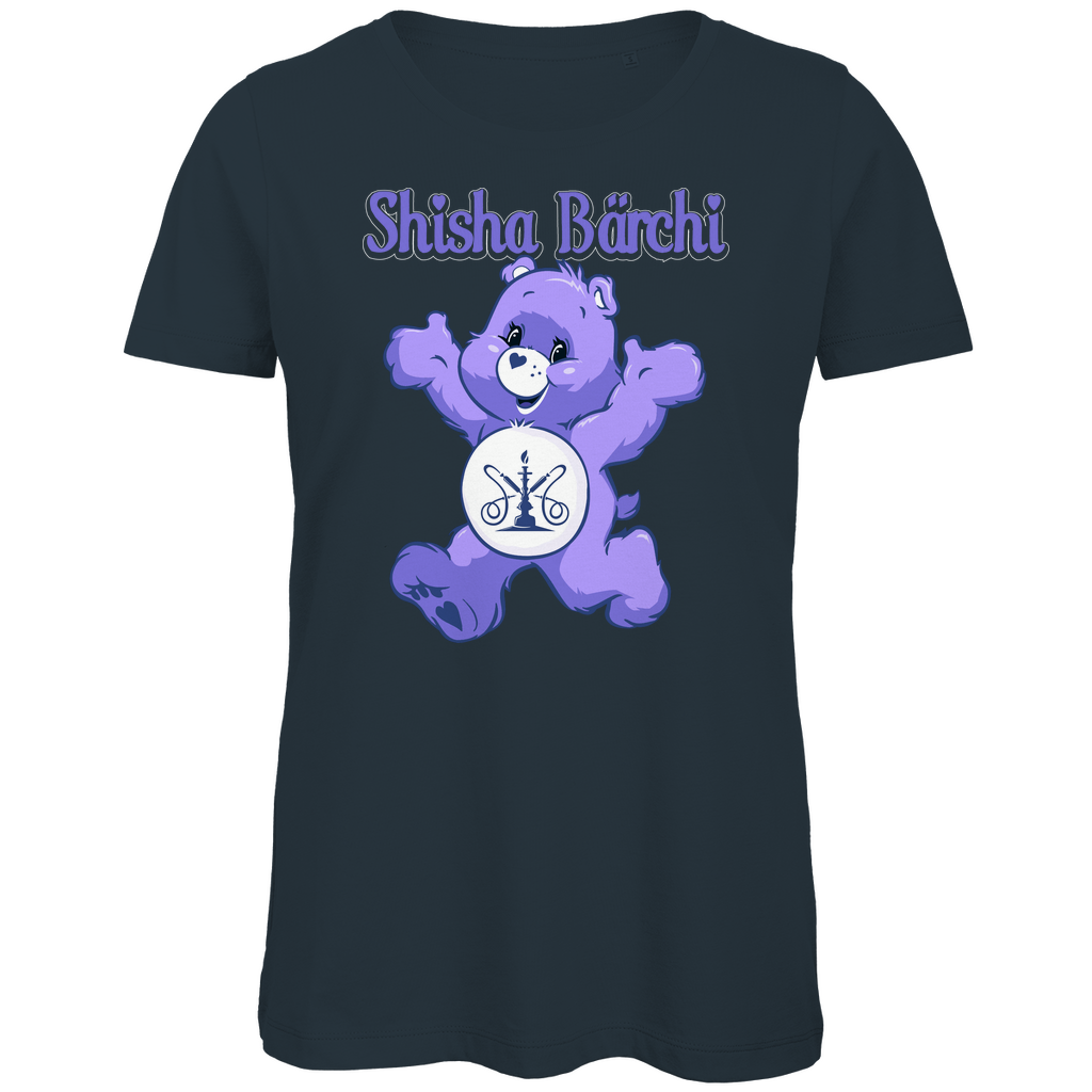 Shisha Bärchi - Glücksbärchi - Damen Premium Bio T-Shirt Dark Grey