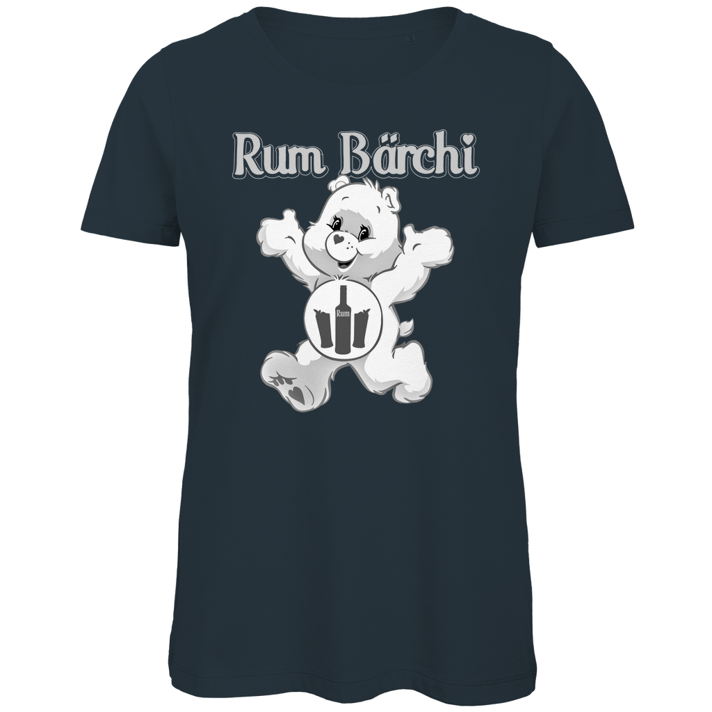 Rum Bärchi - Glücksbärchi - Damen Premium Bio T-Shirt Dark Grey