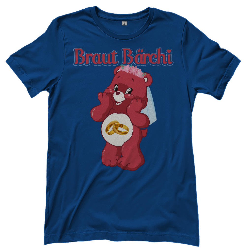 Braut Bärchi - Glücksbärchi - Damenshirt Royal Blue