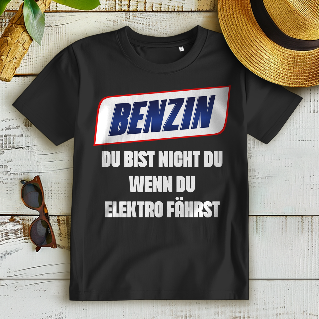 Benzin du bist nicht du wenn du Elektro fährst - Damen Premium Bio T-Shirt