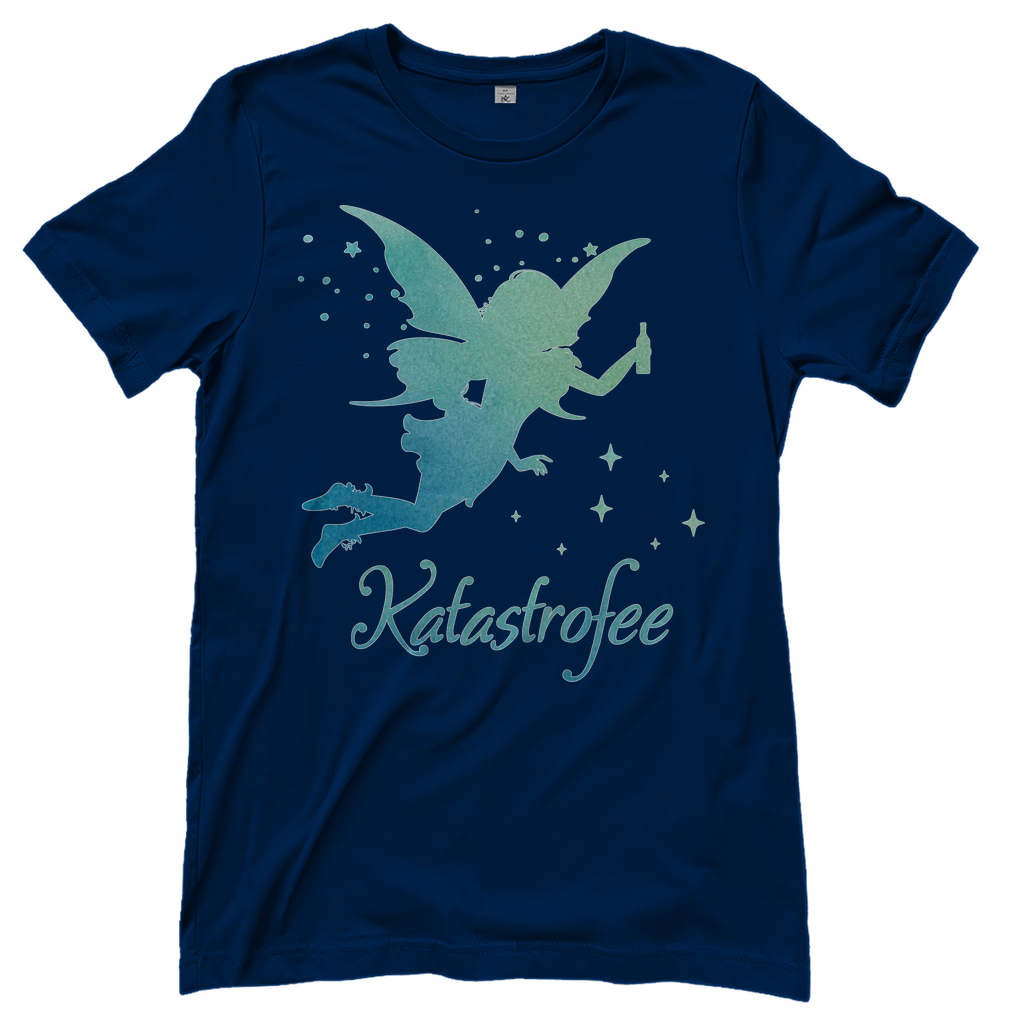 Katastrofee - Prinzessin Aquarell - Damenshirt Navy