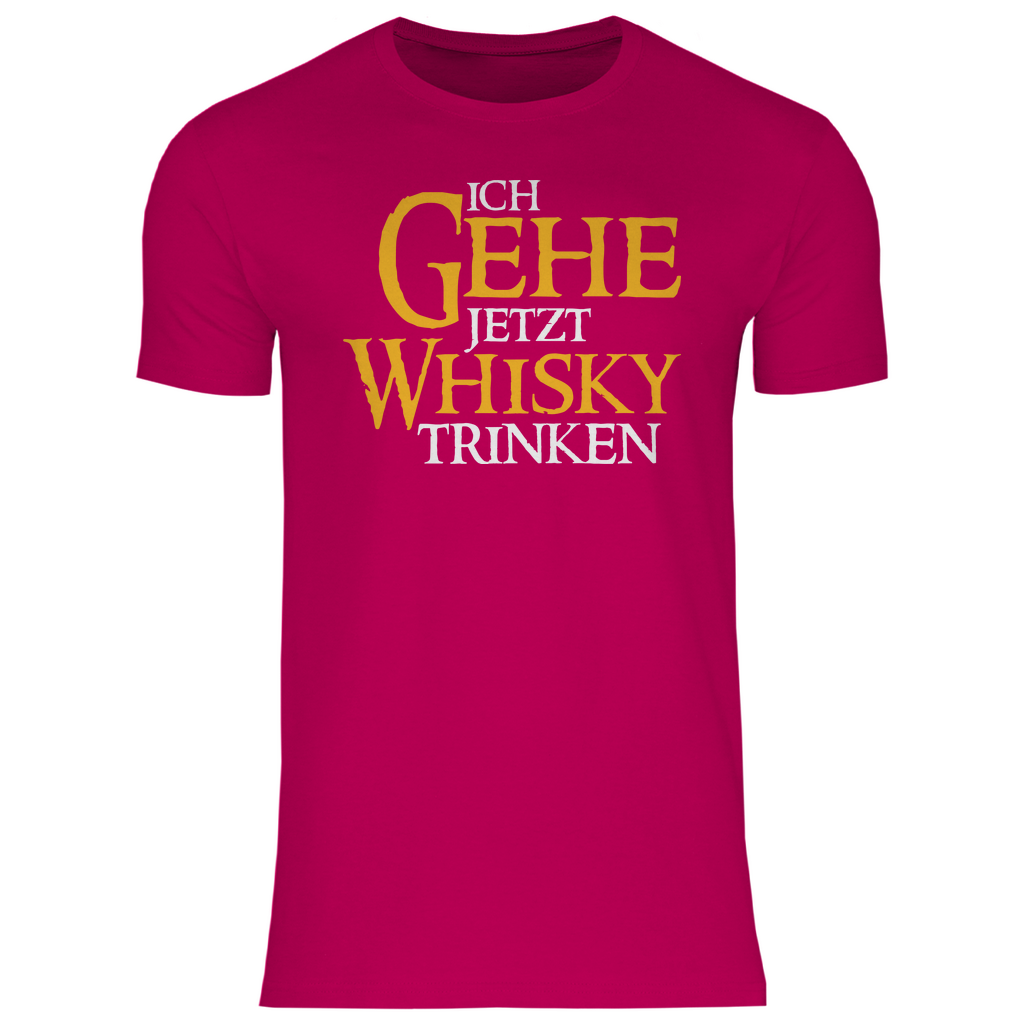 Ich gehe jetzt Whisky trinken - Herren Shirt Sorbet