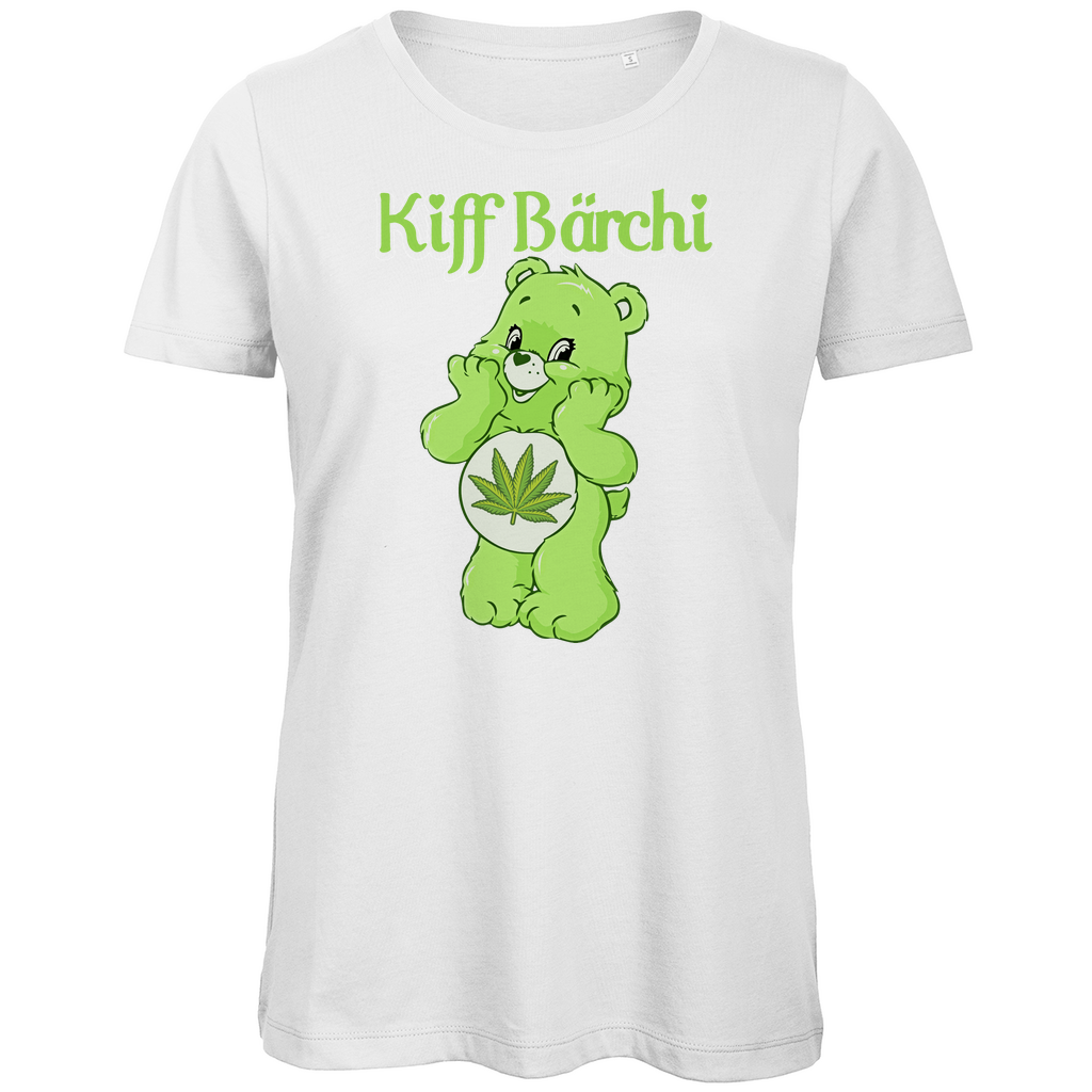 Kiff Bärchi - Glücksbärchi - Damen Premium Bio T-Shirt White