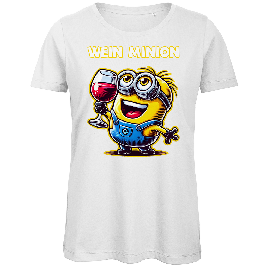 Wein Minion - Damen Premium Bio T-Shirt