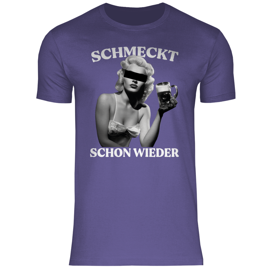 Schmeckt schon wieder - Herren Shirt Millennial Lilac