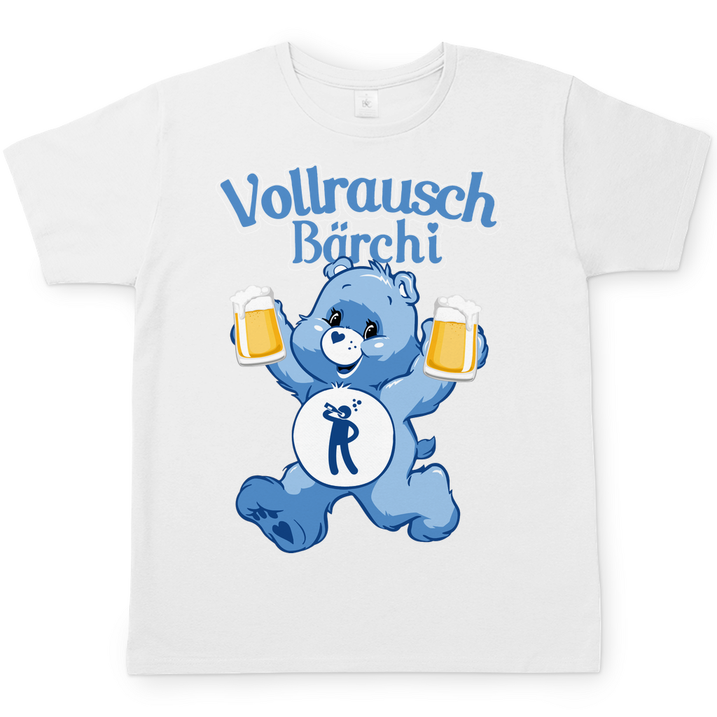 Vollrausch Bärchi - Glücksbärchi - Herren Shirt White