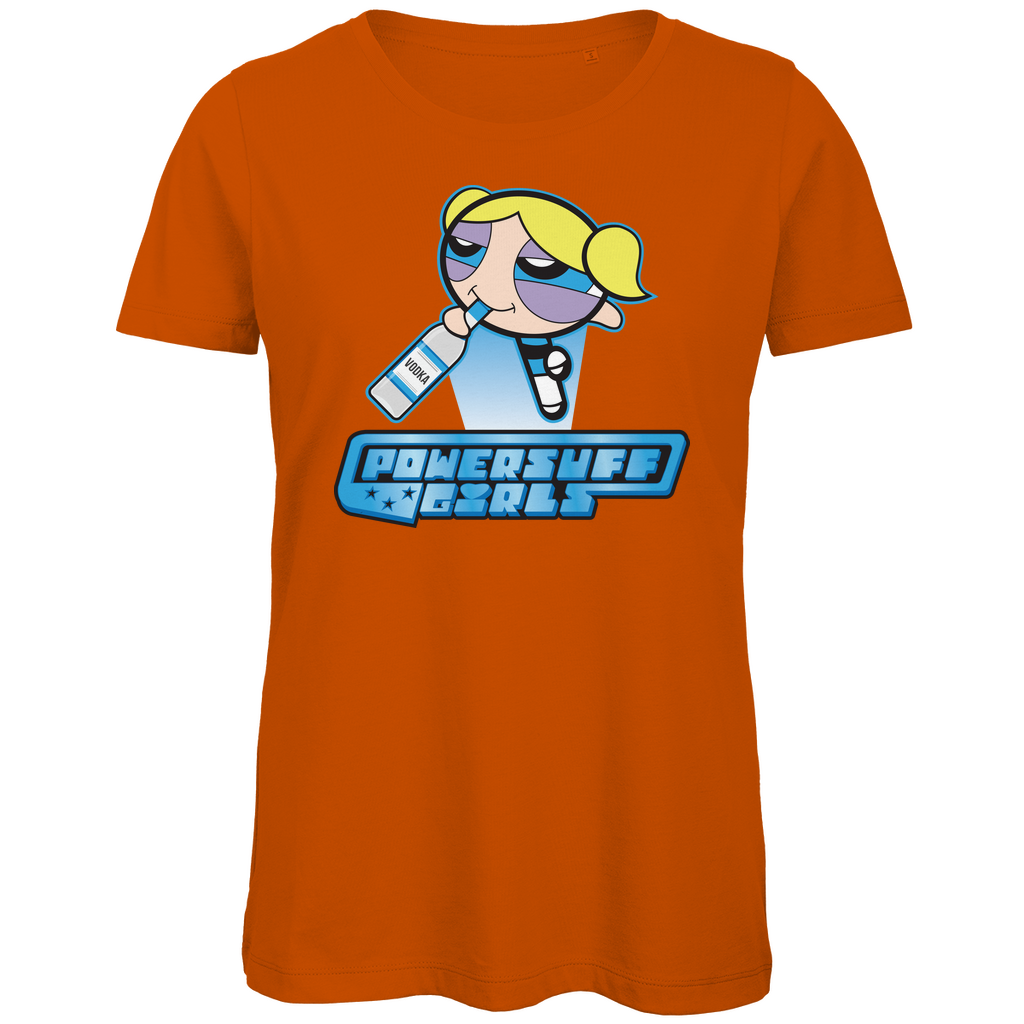 Bubbles Powersuff Powerpuff Girls - Damen Premium Bio T-Shirt Urban Orange
