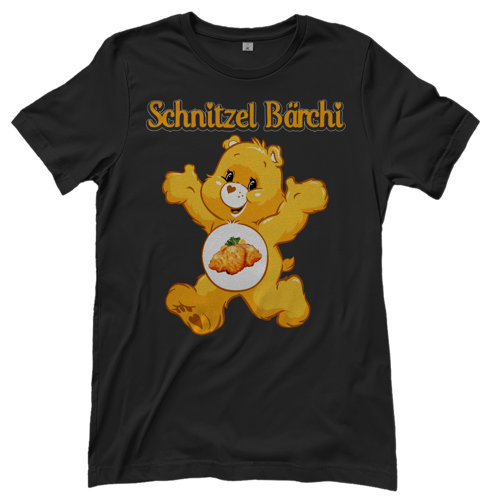Schnitzel Bärchi - Glücksbärchi - Damenshirt Black