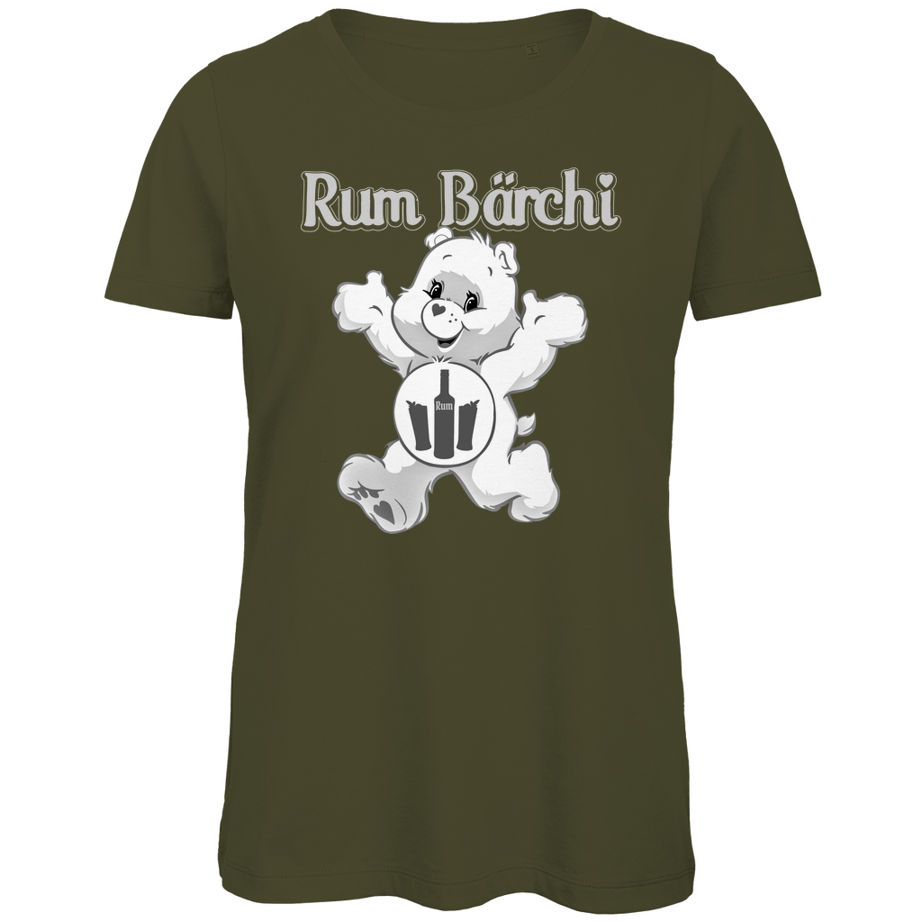 Rum Bärchi - Glücksbärchi - Damen Premium Bio T-Shirt Khaki