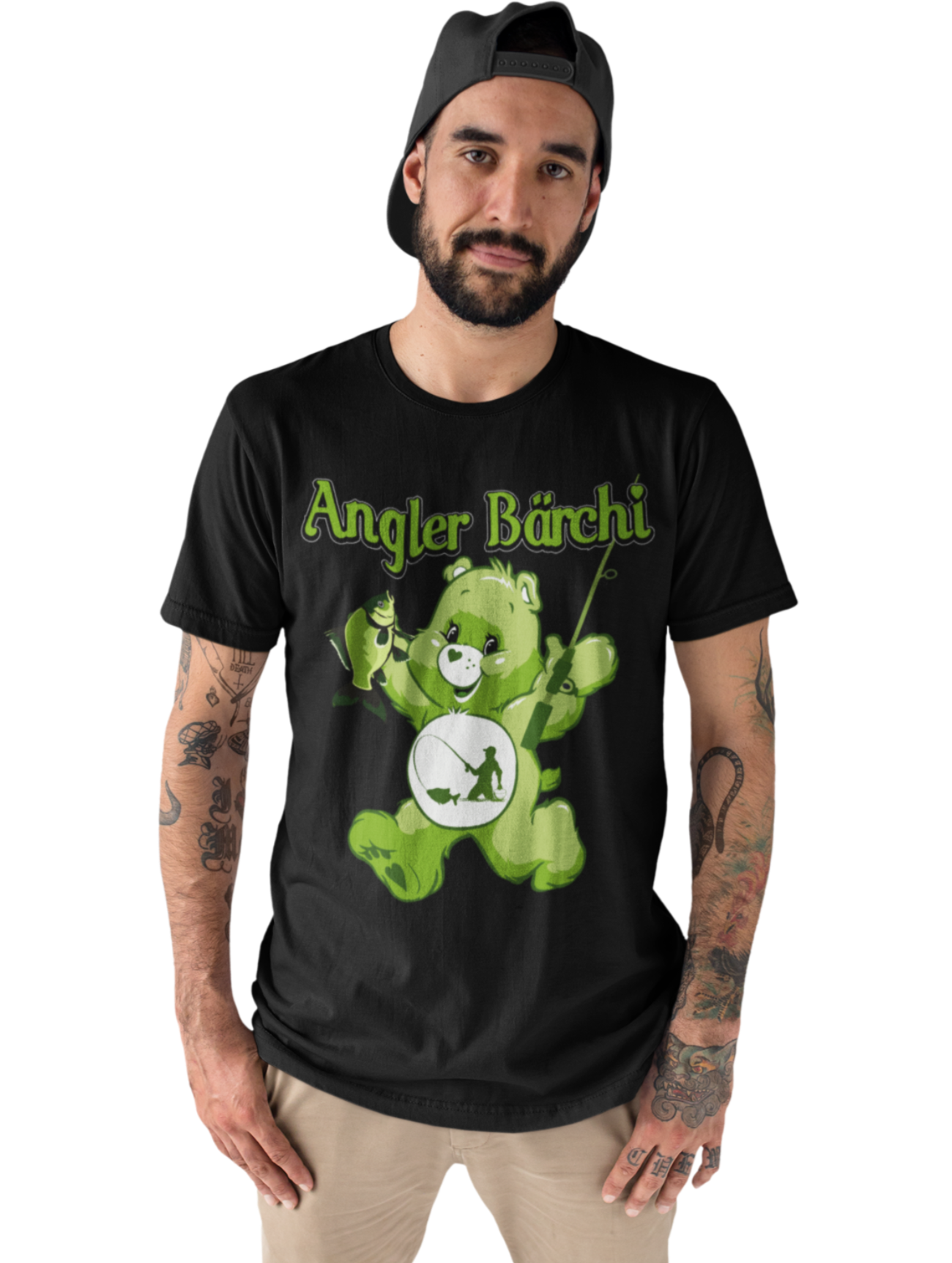 Angler Bärchi Glücksbärchi - Herren Premium Bio T-Shirt