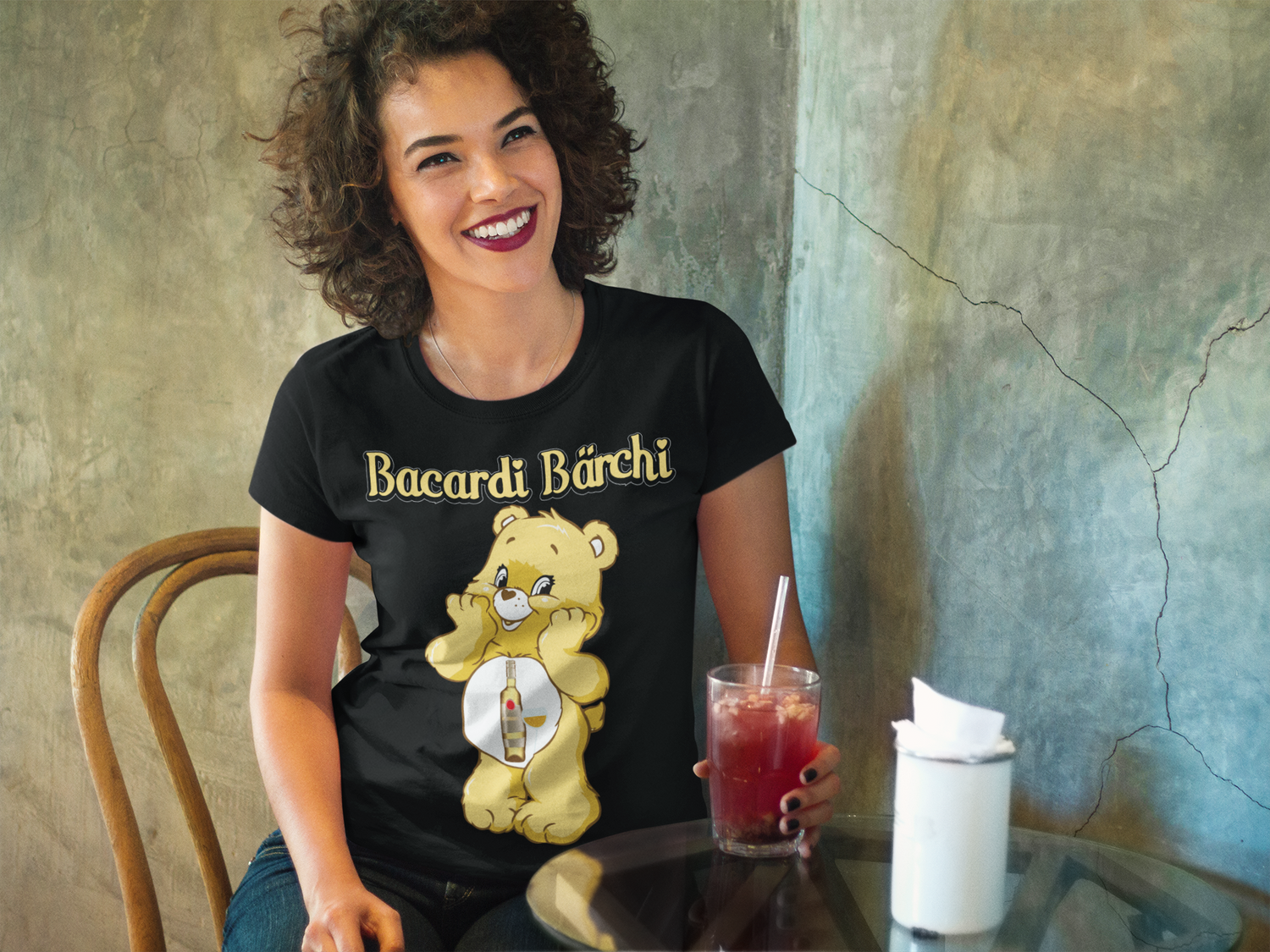 Bacardi Bärchi - Glücksbärchi - Damenshirt