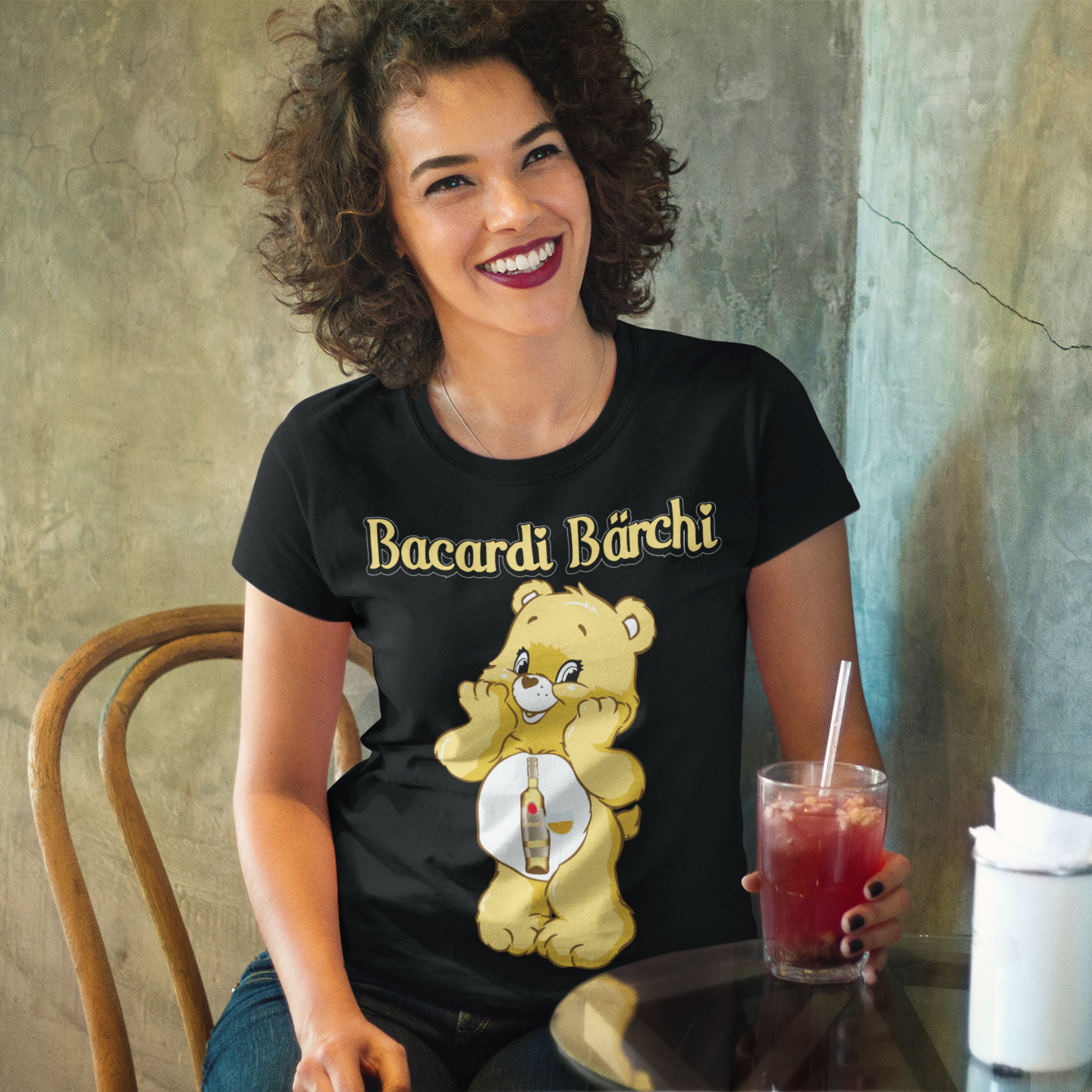Bacardi Bärchi - Glücksbärchi - Damenshirt