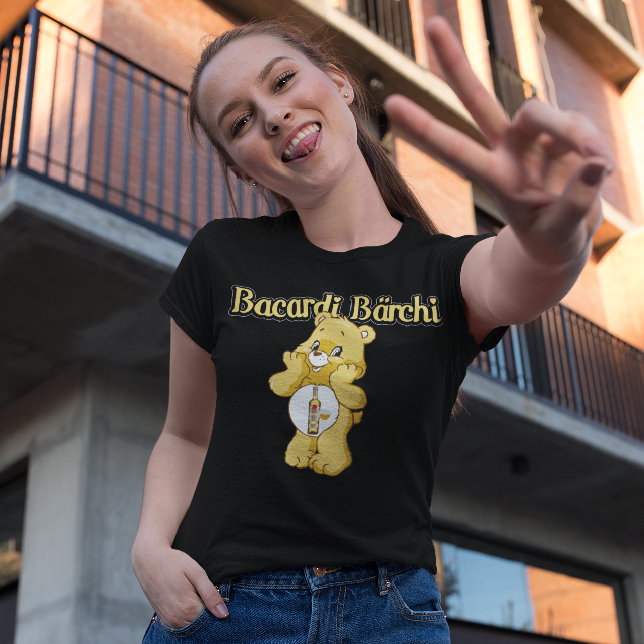 Bacardi Bärchi - Glücksbärchi - Damenshirt