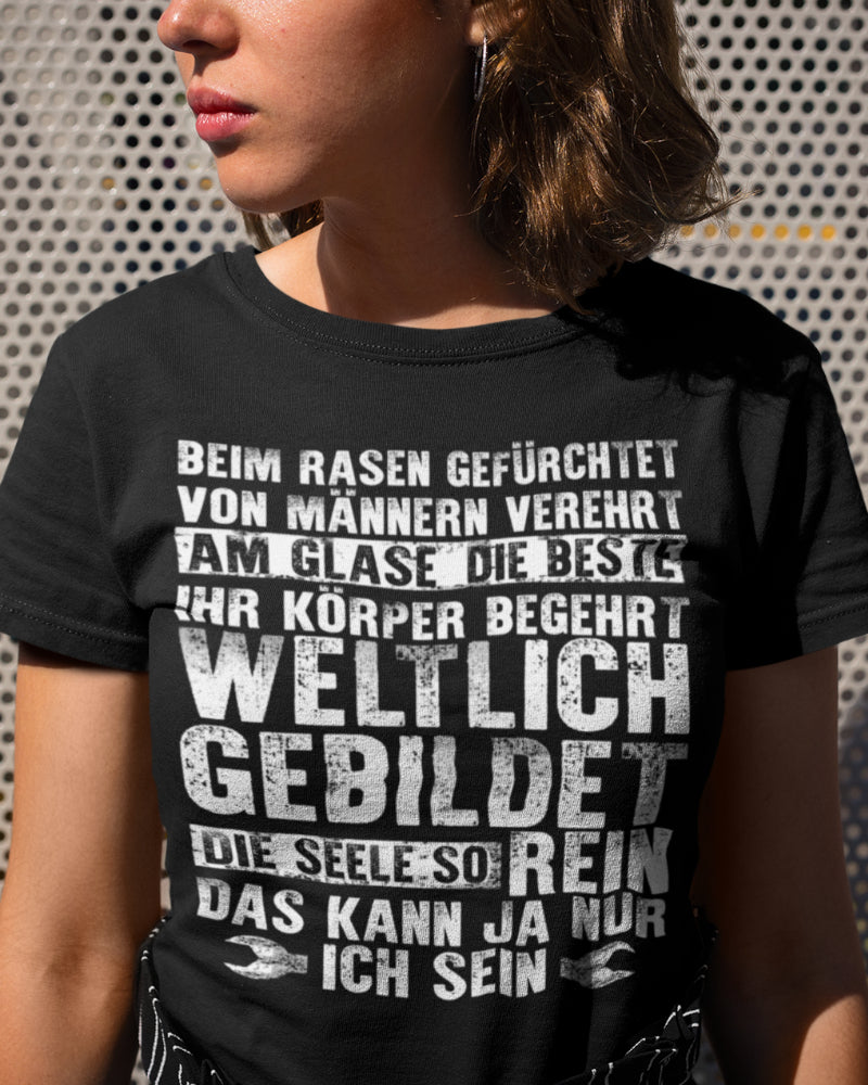 Lustiges Damen T-Shirt – Das kann ja nur ich sein – Auto Spruch für Powerfrauen