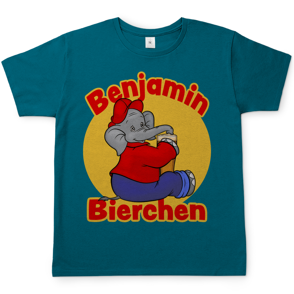 Benjamin Blümchen Bierchen - Herren Shirt Diva Blue