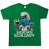 Bierchen Schlumpf Herren Shirt in kelly grün