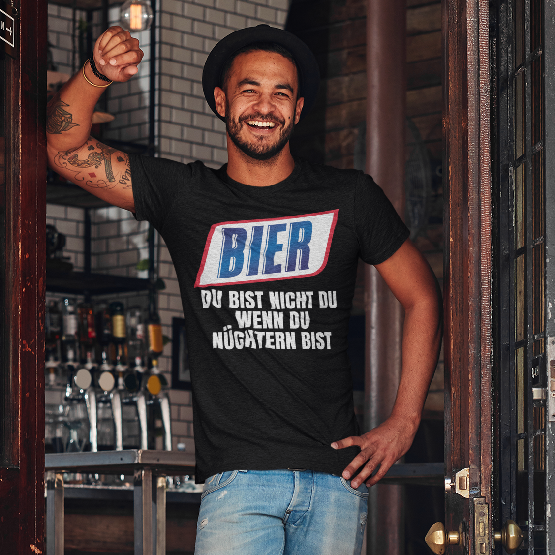 Bier du bist nicht du wenn du nüchtern bist - Herren Shirt