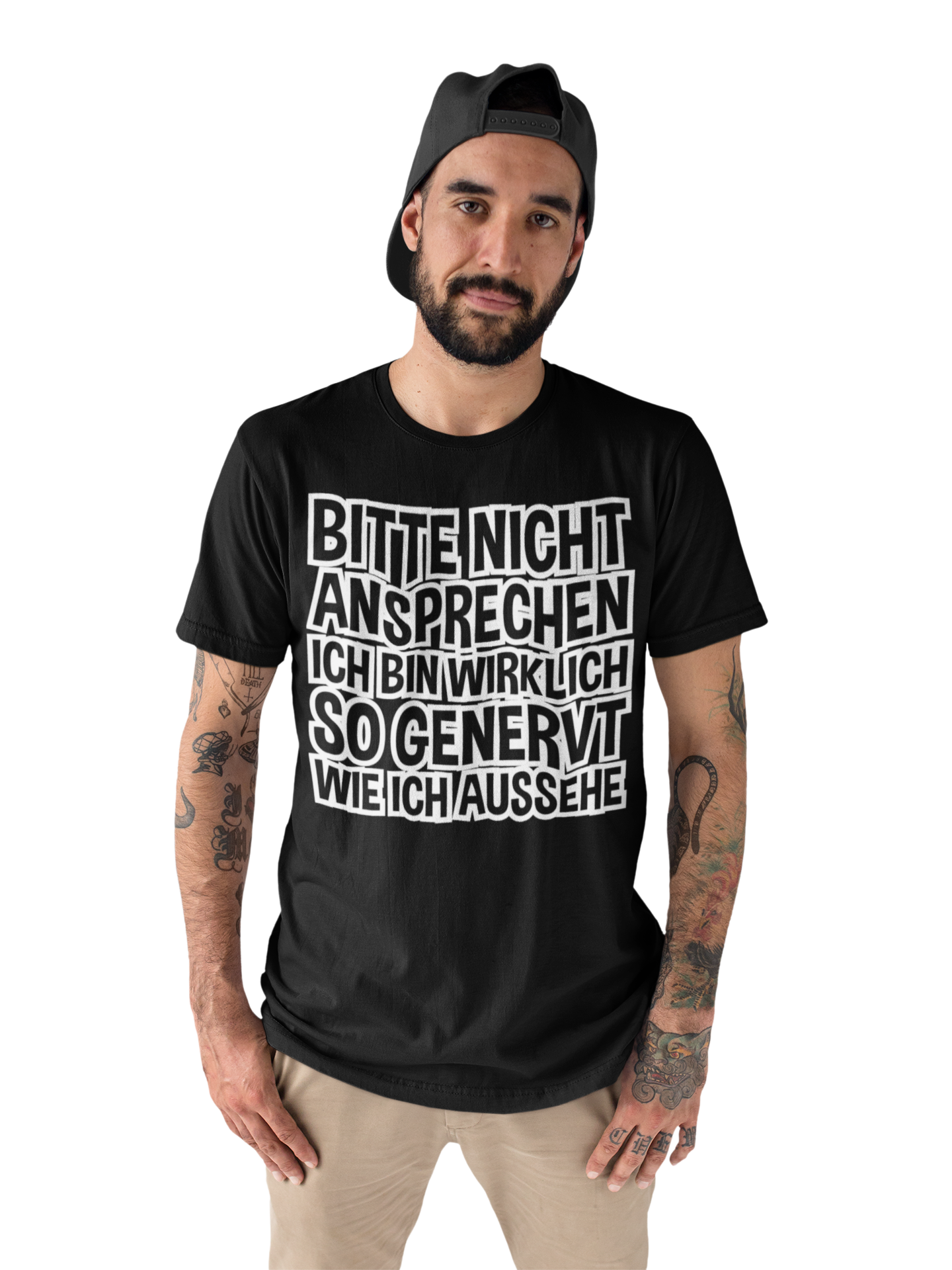 Bitte nicht ansprechen ich bin genervt - Herren Shirt