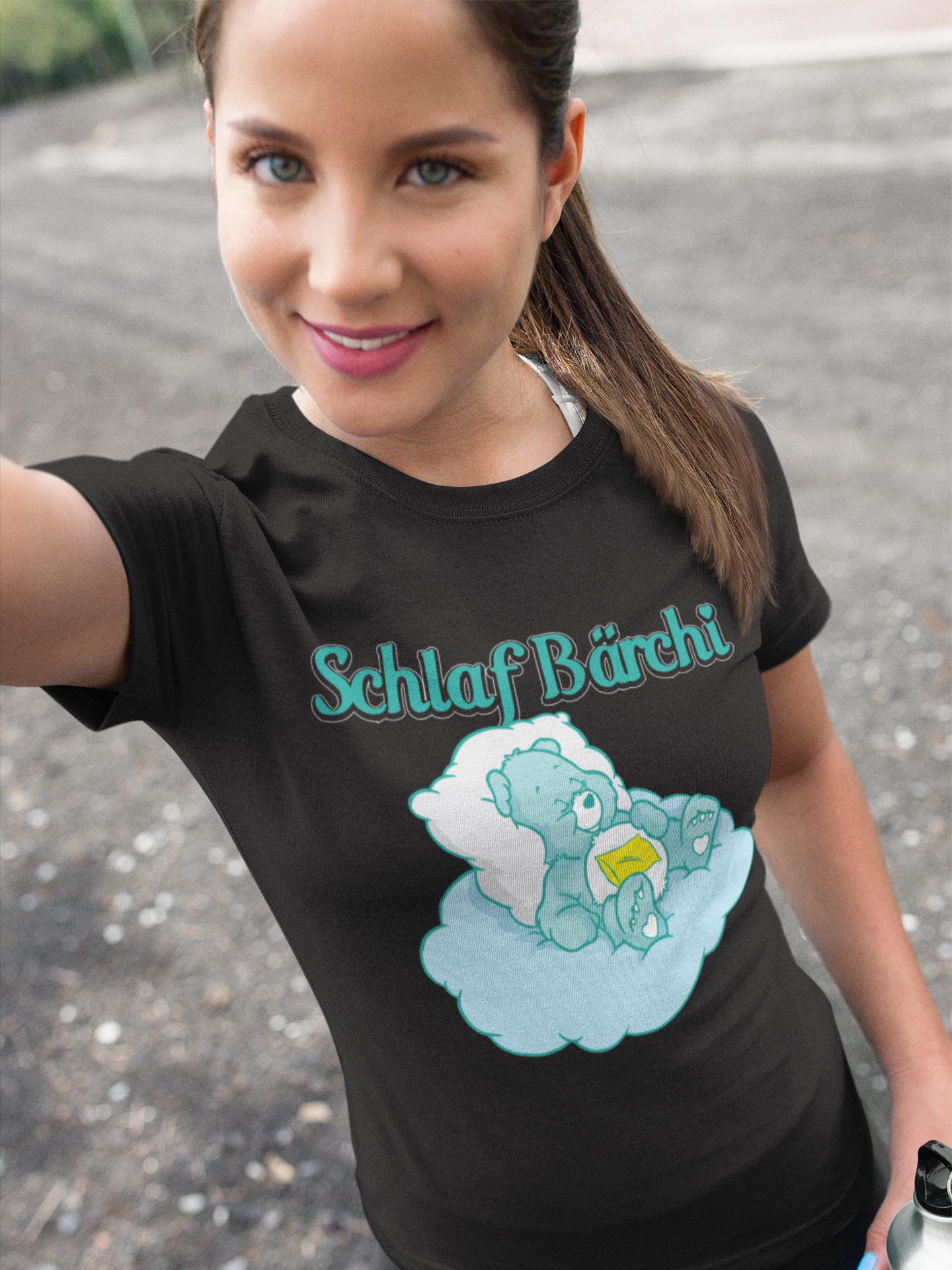 Schlaf Bärchi - Glücksbärchi - Damenshirt