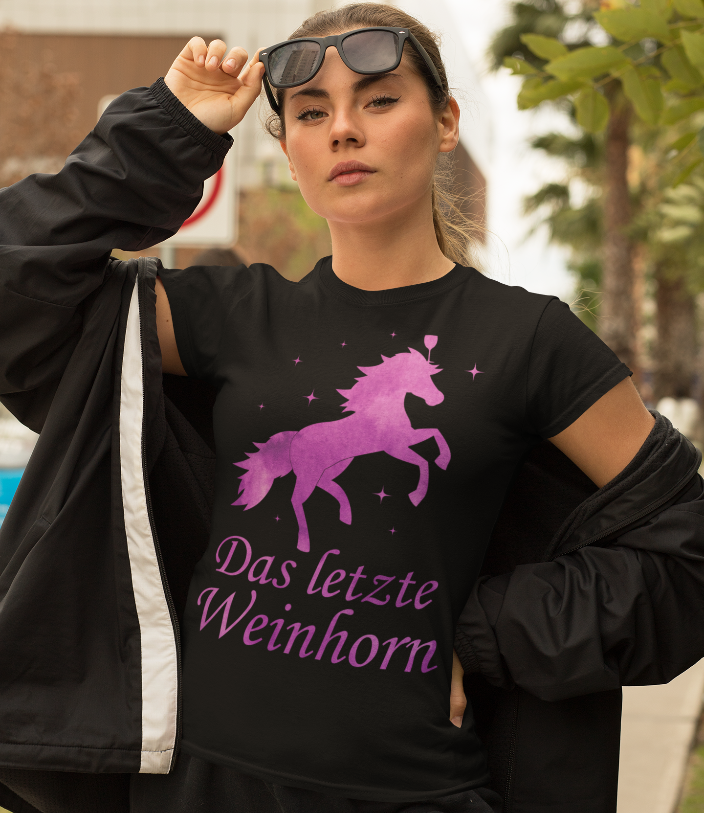 Das letzte Weinhorn - Prinzessin Aquarell - Damenshirt