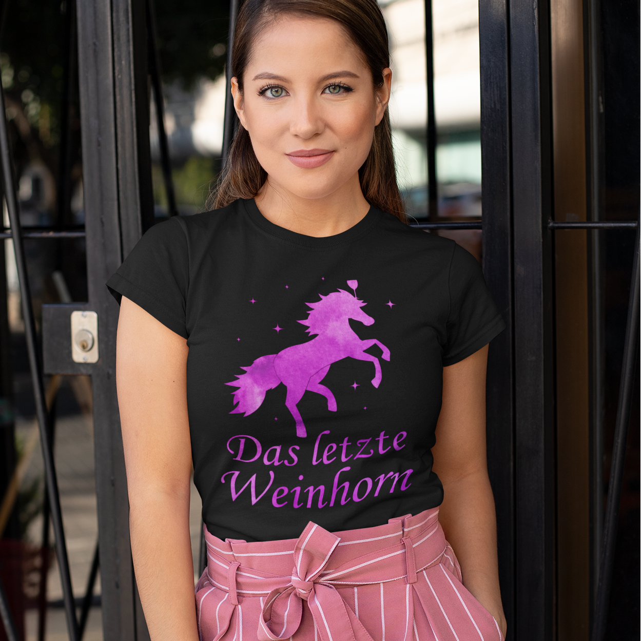 Das letzte Weinhorn - Prinzessin Aquarell - Damenshirt
