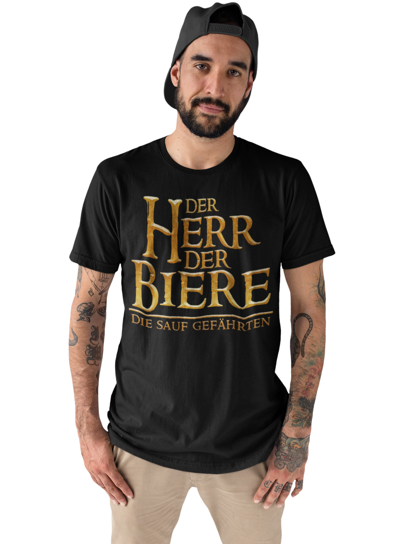 Der Herr der Biere die Sauf Gefährten - Herren Premium Bio T-Shirt