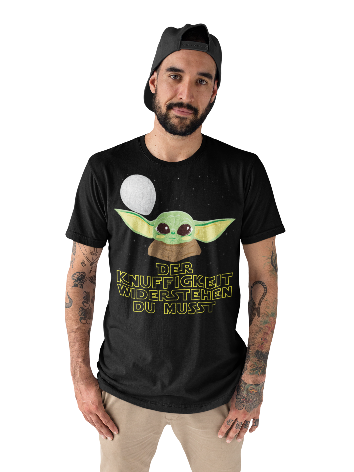 Der Knuffigkeit widerstehen du musst - Baby Yoda Grogu - Herren Shirt