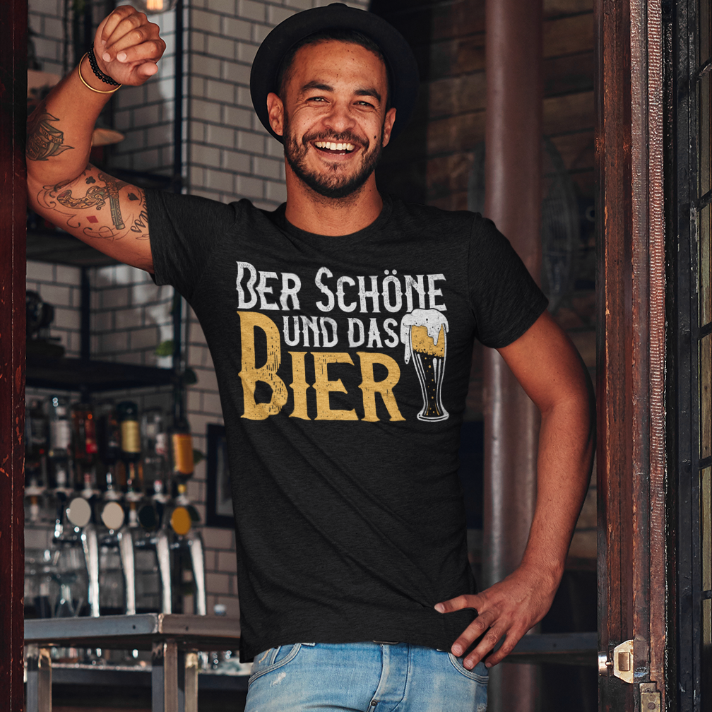 Der Schöne und das Bier - Herren Shirt
