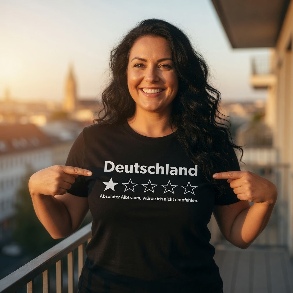 Deutschland 1 Stern absoluter Albtraum - Damen Premium Bio T-Shirt