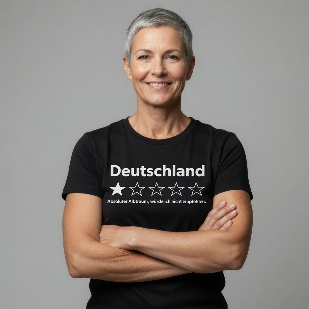 Deutschland 1 Stern absoluter Albtraum - Damen Premium Bio T-Shirt