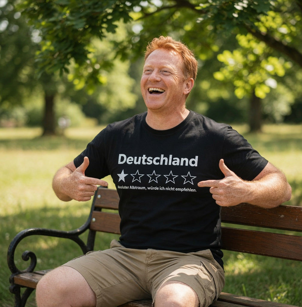Deutschland 1 Stern absoluter Albtraum - Herren T-Shirt