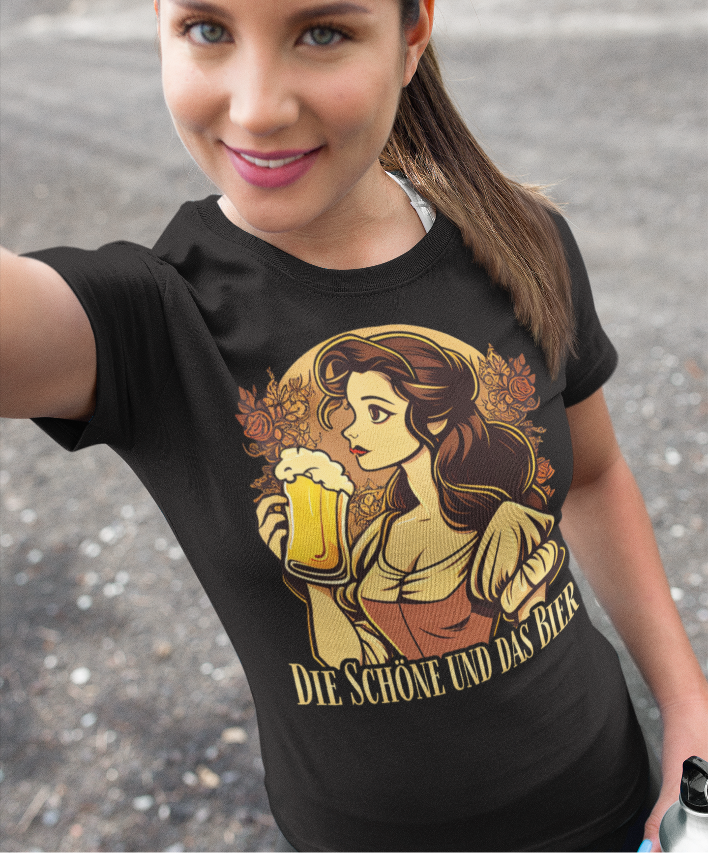 Die Schöne und das Bier Belle - Damenshirt