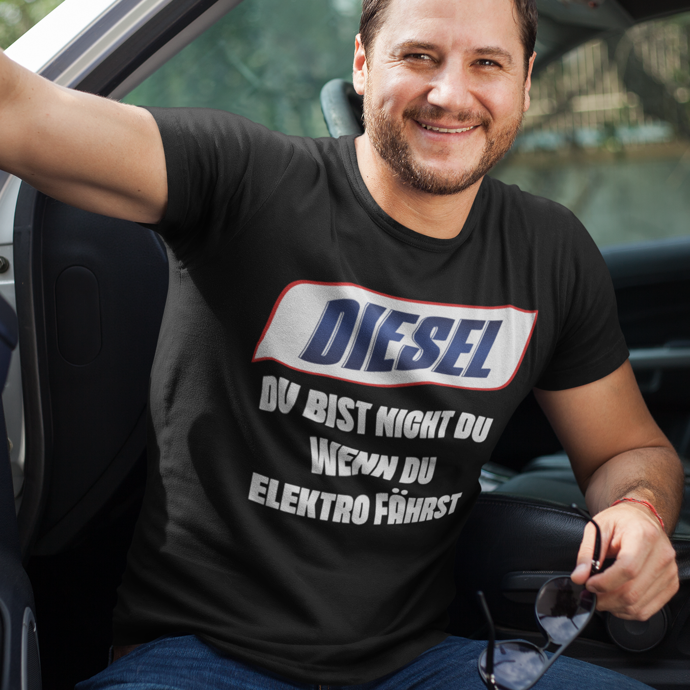Diesel du bist nicht du wenn du Elektro fährst - Herren Premium Bio T-Shirt