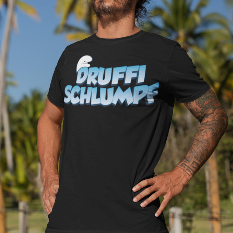 Herren T-Shirt Alki Schlumpf – Witziges Trinkshirt für Party, Saufen & Spaß