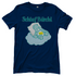 Dunkelblaues Damenshirt mit Schlaf Bärchi Design