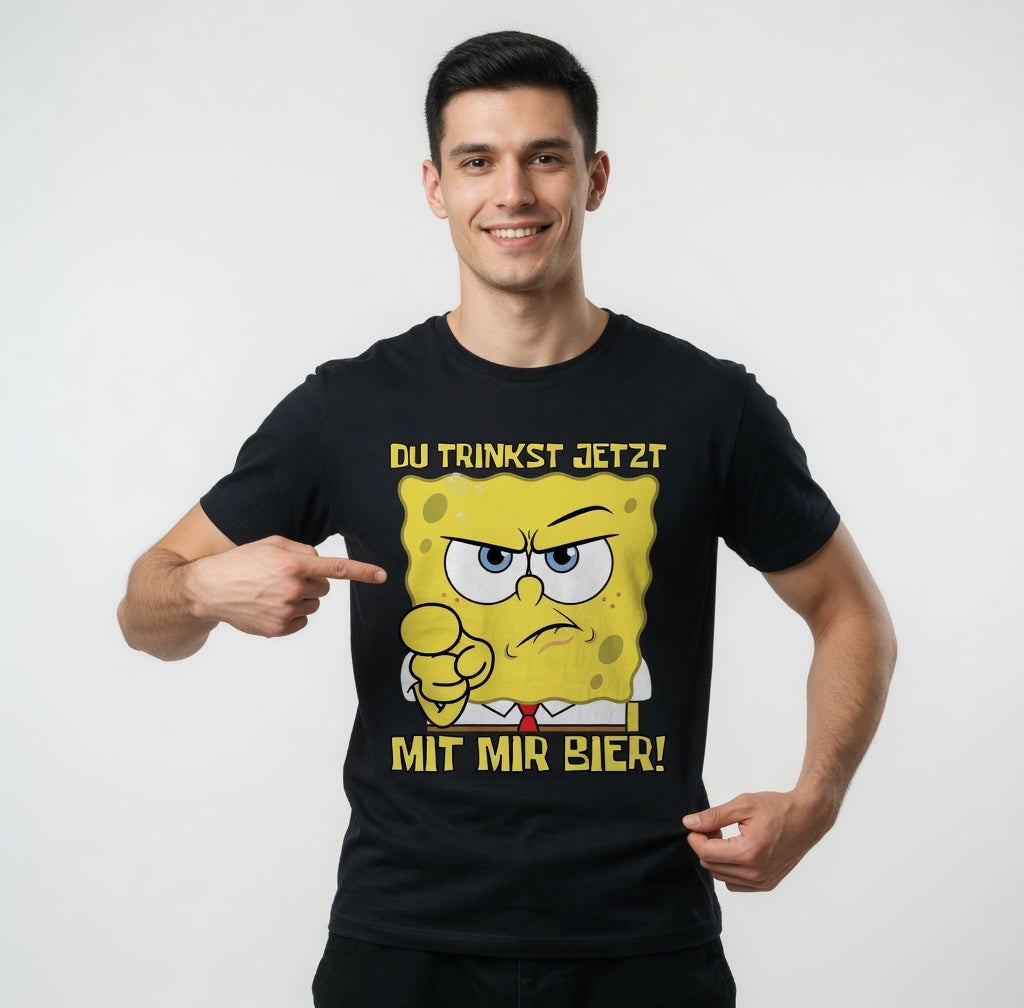Du trinkst jetzt mit mir Bier - Herren T-Shirt